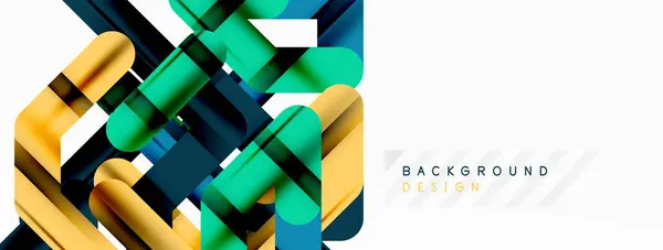 stock vector Dynamic colorful lines minimal abstract background