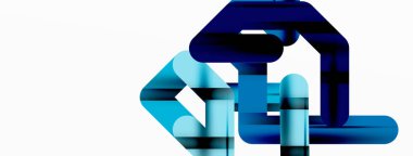 Dinamik renkli satırlar asgari soyut arkaplan