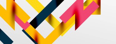 Renkli çizgiler soyut çizgi arkaplanı. Kapaklar, afişler, el ilanları ve posterler ve diğer şablonlar için pop sanatları soyut arka plan