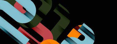 Dinamik dalgalar, akış çizgileri, çizgili vektör geometrik elementler minimum örüntü. Duvar Kağıdı, Sancak, Arkaplan, Kart, Kitap İllüstrasyonu, İniş Sayfası