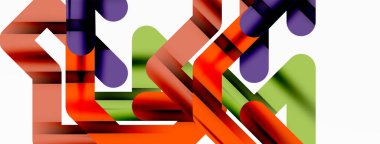 Dinamik renkli satırlar asgari soyut arkaplan