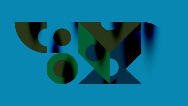 Renkli üçgenler kare geometrik tasarımı daire içine alır. Duvar kağıdı, afiş, arkaplan, kart, kitap illüstrasyonu, iniş sayfası için soyut arkaplan