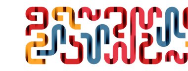 Dinamik dalgalar, akış çizgileri, çizgili vektör geometrik elementler minimum örüntü. Duvar Kağıdı, Sancak, Arkaplan, Kart, Kitap İllüstrasyonu, İniş Sayfası