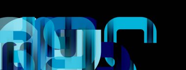 Satırlar, soyut harf tasarım arkaplanı. Duvar kağıdı, bayrak, arkaplan, kart, kitap illüstrasyonu, iniş sayfası için Geometrik vektör ilüstrasyonu