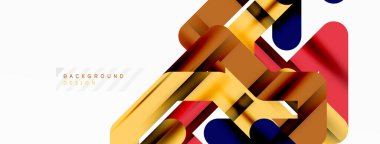 Dinamik renkli satırlar asgari soyut arkaplan