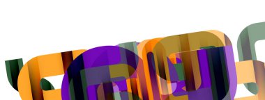 Satırlar, soyut harf tasarım arkaplanı. Duvar kağıdı, bayrak, arkaplan, kart, kitap illüstrasyonu, iniş sayfası için Geometrik vektör ilüstrasyonu