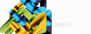 Dinamik renkli satırlar asgari soyut arkaplan