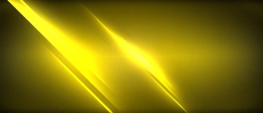 Neon dinamik köşegen ışık ışınları arka planı. Duvar kağıdı, bayrak, sunum, arkaplan için tekno dijital geometrik konsept tasarımı