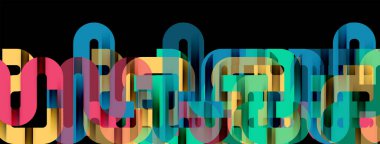 Satırlar, soyut harf tasarım arkaplanı. Duvar kağıdı, bayrak, arkaplan, kart, kitap illüstrasyonu, iniş sayfası için Geometrik vektör ilüstrasyonu