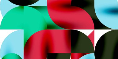 Gölge etkisi parlak daireler ve yuvarlak üçgenler geometrik modern sanat. Duvar Kağıdı, Sancak, Arkaplan, Kart, Kitap İllüstrasyonu, İniş Sayfası