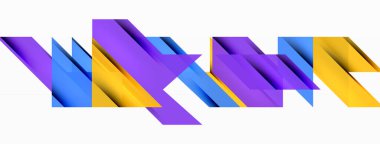 Hız ve spor geometrik arka plan. Duvar kağıdı, pankart, arkaplan veya iniş için renk çizgileri dinamik şablonu