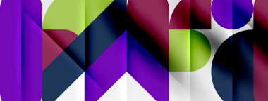 Yuvarlak şekiller, daireler ve çizgiler minimum geometrik arkaplan. Duvar Kağıdı, Sancak, Arkaplan, Kart, Kitap İllüstrasyonu, İniş Sayfası