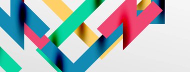 Renkli çizgiler soyut çizgi arkaplanı. Kapaklar, afişler, el ilanları ve posterler ve diğer şablonlar için pop sanatları soyut arka plan