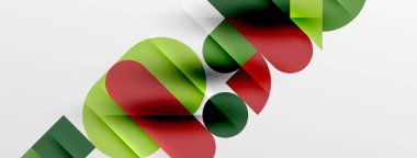 Yuvarlak şekiller, daireler ve çizgiler minimum geometrik arkaplan. Duvar Kağıdı, Sancak, Arkaplan, Kart, Kitap İllüstrasyonu, İniş Sayfası