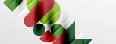 Yuvarlak şekiller, daireler ve çizgiler minimum geometrik arkaplan. Duvar Kağıdı, Sancak, Arkaplan, Kart, Kitap İllüstrasyonu, İniş Sayfası