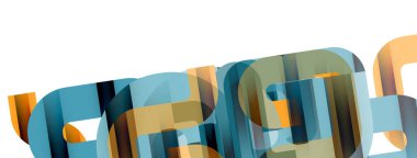 Satırlar, soyut harf tasarım arkaplanı. Duvar kağıdı, bayrak, arkaplan, kart, kitap illüstrasyonu, iniş sayfası için Geometrik vektör ilüstrasyonu