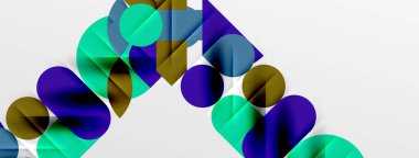 Yuvarlak şekiller, daireler ve çizgiler minimum geometrik arkaplan. Duvar Kağıdı, Sancak, Arkaplan, Kart, Kitap İllüstrasyonu, İniş Sayfası