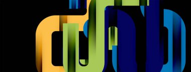 Dinamik dalgalar, akış çizgileri, çizgili vektör geometrik elementler minimum örüntü. Duvar Kağıdı, Sancak, Arkaplan, Kart, Kitap İllüstrasyonu, İniş Sayfası