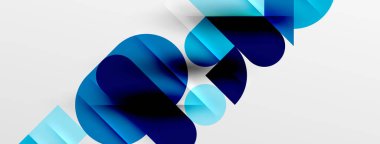 Yuvarlak şekiller, daireler ve çizgiler minimum geometrik arkaplan. Duvar Kağıdı, Sancak, Arkaplan, Kart, Kitap İllüstrasyonu, İniş Sayfası