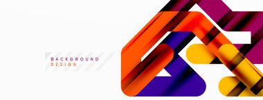 Dinamik renkli satırlar asgari soyut arkaplan