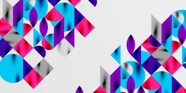 Üçgenler, yuvarlak üçgenler ve tekno sanatın daireleri. Duvar Kağıdı, Sancak, Arkaplan, Kart, Kitap İllüstrasyonu, İniş Sayfası