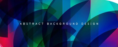 Daireler ve şekillerle basit akışkan renk gradyanı soyut arka plan. Duvar Kağıdı, Sancak, Arkaplan, Kart, Kitap İllüstrasyonu, İniş Sayfası