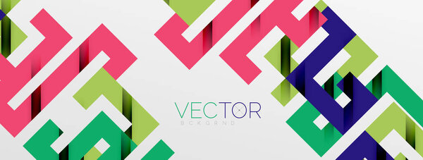 Color bend lines with shadow texture effect. Vector Illustration For Wallpaper, Banner, Background, Card, Book Illustration, landing page