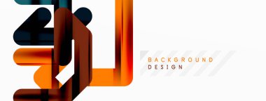 Dinamik renkli satırlar asgari soyut arkaplan