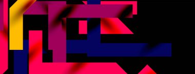 Renkli çizgiler soyut çizgi arkaplanı. Kapaklar, afişler, el ilanları ve posterler ve diğer şablonlar için pop sanatları soyut arka plan