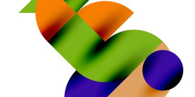 Gölge etkisi parlak daireler ve yuvarlak üçgenler geometrik modern sanat. Duvar Kağıdı, Sancak, Arkaplan, Kart, Kitap İllüstrasyonu, İniş Sayfası