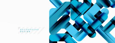 Soyut arkaplan - renkli satır bileşimi. Teknoloji veya iş dijital şablonu