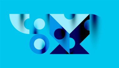 Renkli üçgenler kare geometrik tasarımı daire içine alır. Duvar kağıdı, afiş, arkaplan, kart, kitap illüstrasyonu, iniş sayfası için soyut arkaplan