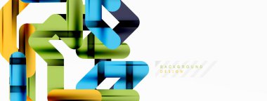 Dinamik renkli satırlar asgari soyut arkaplan