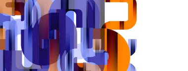 Satırlar, soyut harf tasarım arkaplanı. Duvar kağıdı, bayrak, arkaplan, kart, kitap illüstrasyonu, iniş sayfası için Geometrik vektör ilüstrasyonu