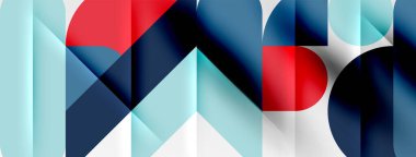 Yuvarlak şekiller, daireler ve çizgiler minimum geometrik arkaplan. Duvar Kağıdı, Sancak, Arkaplan, Kart, Kitap İllüstrasyonu, İniş Sayfası