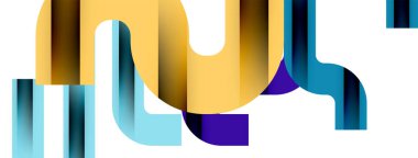 Satırlar, soyut harf tasarım arkaplanı. Duvar kağıdı, bayrak, arkaplan, kart, kitap illüstrasyonu, iniş sayfası için Geometrik vektör ilüstrasyonu