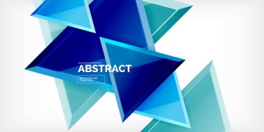 Soyut arkaplan - üç boyutlu renkli üçgenler. Duvar Kağıdı, Sancak, Arkaplan, Kart, Kitap İllüstrasyonu, İniş Sayfası