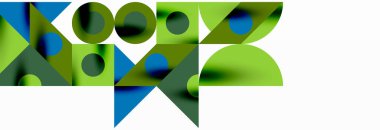 Renkli daireler, çizgiler, oklar, üçgenler ve diğer geometrik şekiller. Duvar Kağıdı, Sancak, Arkaplan, Kart, Kitap İllüstrasyonu, İniş Sayfası