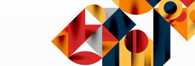 Moda üçgen çizgileri, yuvarlak elementler ve daireler. Duvar Kağıdı, Sancak, Arkaplan, Kart, Kitap İllüstrasyonu, İniş Sayfası