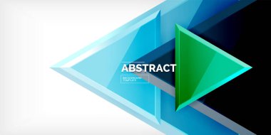 Soyut arkaplan - üç boyutlu renkli üçgenler. Duvar Kağıdı, Sancak, Arkaplan, Kart, Kitap İllüstrasyonu, İniş Sayfası