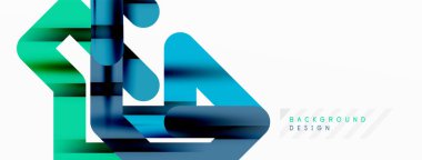 Dinamik renkli satırlar asgari soyut arkaplan