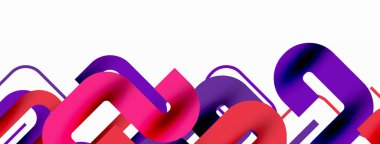 Soyut arkaplan eğrisi çizgileri, minimal geometrik tasarım şablonu