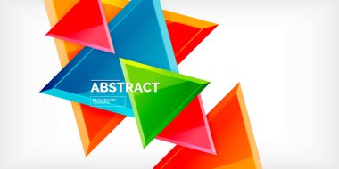 Soyut arkaplan - parlak üçgenler. Duvar Kağıdı, Sancak, Arkaplan, Kart, Kitap İllüstrasyonu, İniş Sayfası