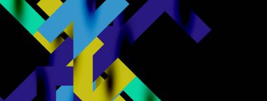 Renkli çizgiler soyut çizgi arkaplanı. Kapaklar, afişler, el ilanları ve posterler ve diğer şablonlar için pop sanatları soyut arka plan