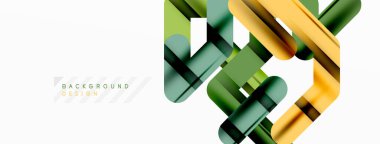 Soyut arkaplan - renkli satır bileşimi. Teknoloji veya iş dijital şablonu