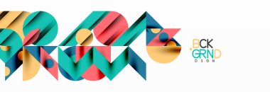 Moda üçgen çizgileri, yuvarlak elementler ve daireler. Duvar Kağıdı, Sancak, Arkaplan, Kart, Kitap İllüstrasyonu, İniş Sayfası