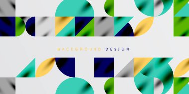 Üçgenler, yuvarlak üçgenler ve tekno sanatın daireleri. Duvar Kağıdı, Sancak, Arkaplan, Kart, Kitap İllüstrasyonu, İniş Sayfası