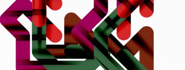 Dinamik renkli satırlar asgari soyut arkaplan