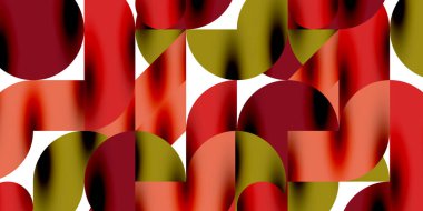 Gölge etkisi parlak daireler ve yuvarlak üçgenler geometrik modern sanat. Duvar Kağıdı, Sancak, Arkaplan, Kart, Kitap İllüstrasyonu, İniş Sayfası