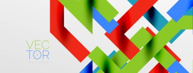 Renkli çizgiler soyut çizgi arkaplanı. Kapaklar, afişler, el ilanları ve posterler ve diğer şablonlar için pop sanatları soyut arka plan